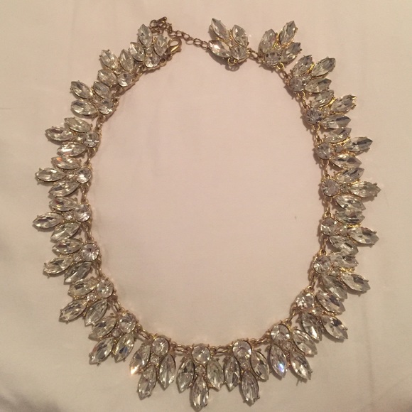 Chunky rhinestone necklace