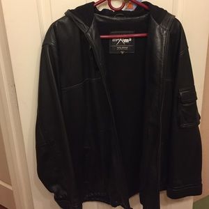 Leather jacket unisex