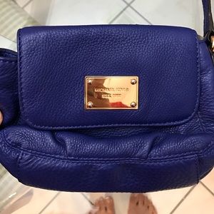 Blue Michael Kors Crossbody