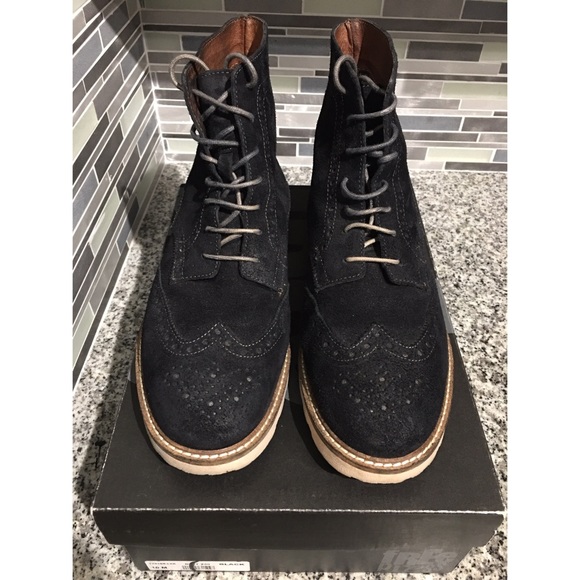 Free Press Wingtip Suede Boots