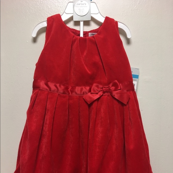 Velvet Red Dress - Picture 1 of 3