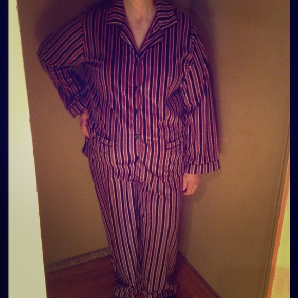 NWOT Pajama striped sleep set