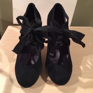 Black Suede Steve Madden Heels