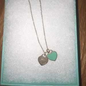 Tiffany & Co. Double Heart Tag Pendant