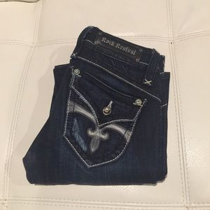 Rock Revival denim boot cut jean.