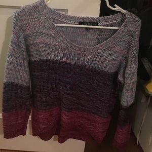 Hi-low sweater