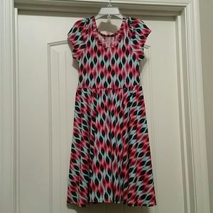 Lularoe Girls Printed Dress