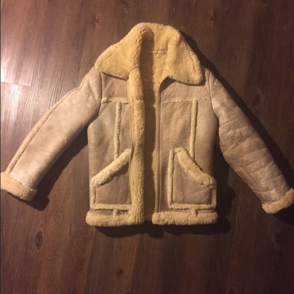 Vintage. Shearling. Coat.