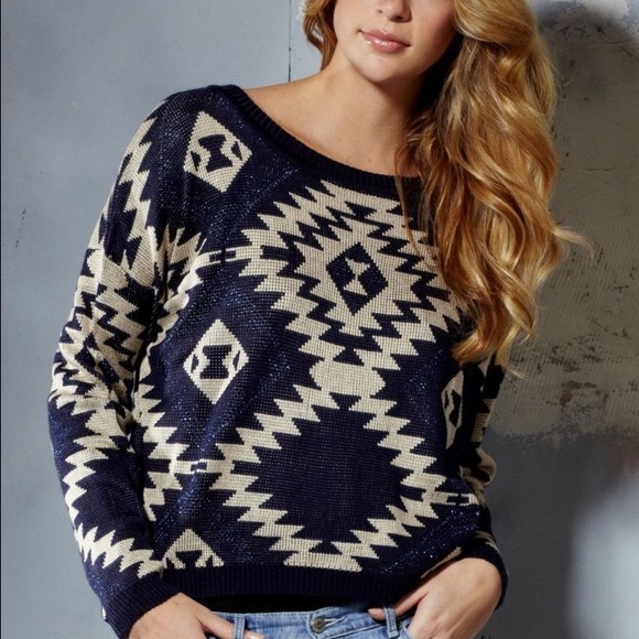 Elan Aztec sweater from Nordstrom