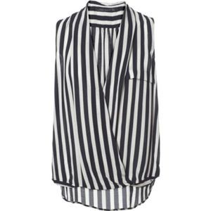 Zara B&W Striped Top