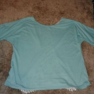 Shirt with lace back  never worn