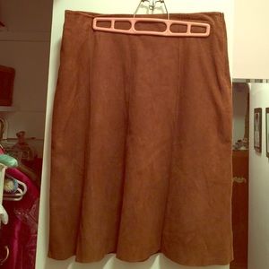 Suede Skirt : Eileen Fisher
