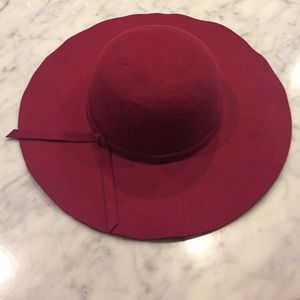 NEW WITH TAGS--- pink suede floppy hat