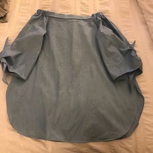 Denim Off the shoulder top