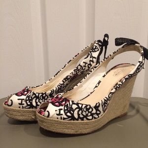 Coach Floral Slingback Espadrilles