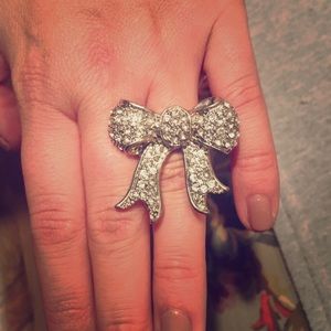 Silver Bow Ring