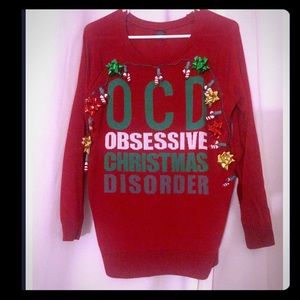 Red Ugly Sweater with Lights!🚨