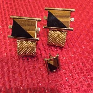 Tiger Eye and Black Onyx Set🐅🐅