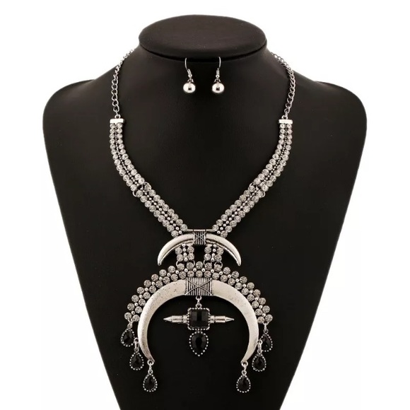 BOGO Sale Boho Necklace with Earrings