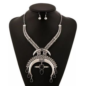 BOGO Sale Boho Necklace with Earrings