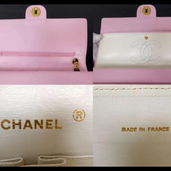 💯 AUTH CHANEL 2.55 CLASSIC FLAP MEDIUM - Picture 3 of 4