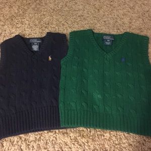 2 polo infant vests