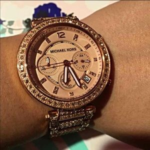 Rose Gold MK watch