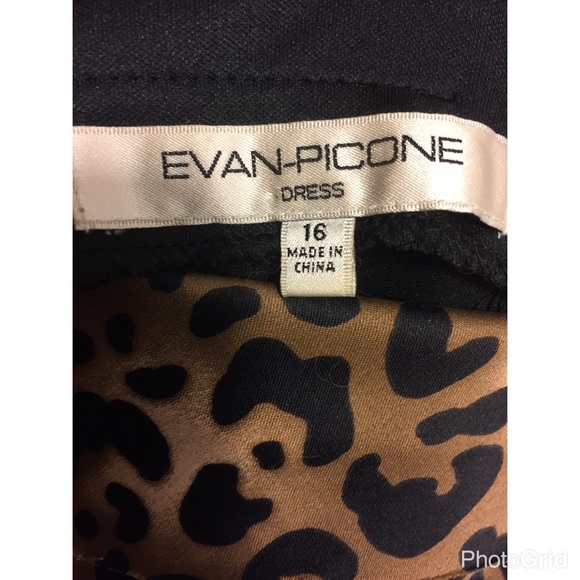🚫SOLD🚫 Evan-Picone Leopard Dress - Picture 2 of 2