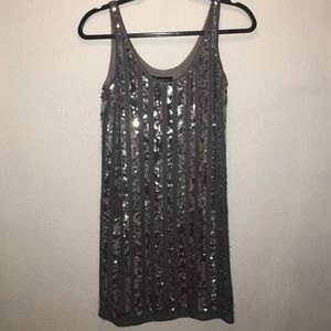 Sequin and silk shift dress - perfect for NYE!