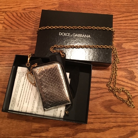 Dolce & Gabbana Handbags - Dolce & Gabba iphone chain strap wallet