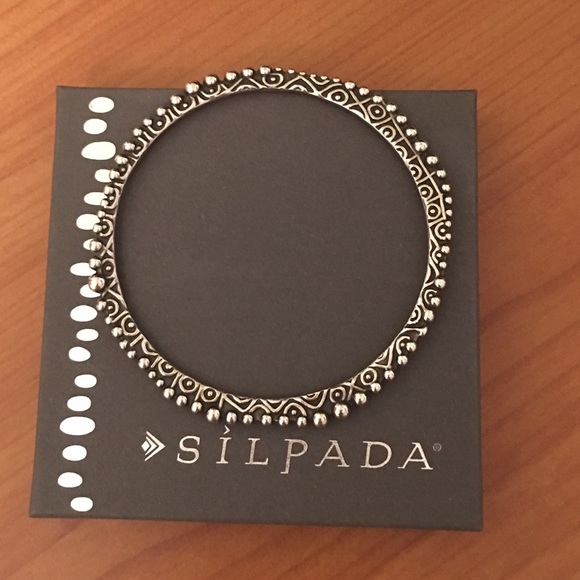 Sterling Silver Silpada Bangle - image 1