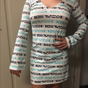 Mahi Gold Addie Dress in blue