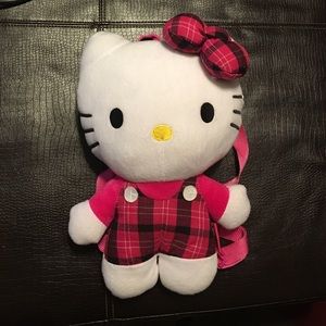 Hello Kitty Plush backpack