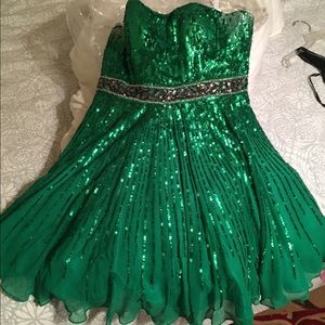 Emerald Green Sherri Hill Dress