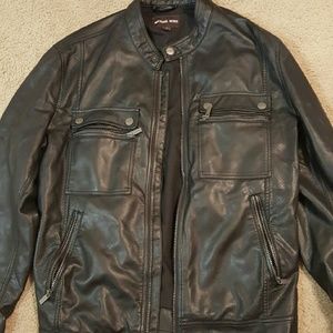 Michael Kors men's leather jacket