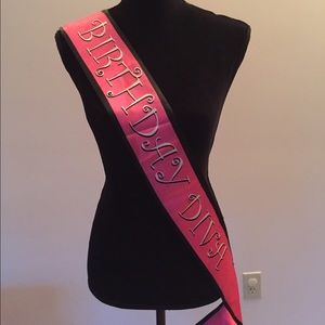 birthday diva Sash