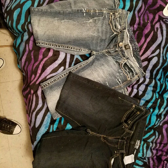 2 Pairs jeans, size 12