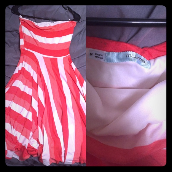 Strapless dress