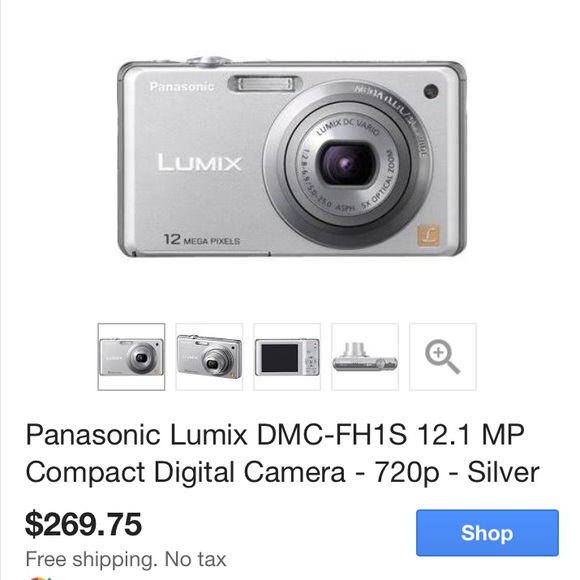 panasonic lumix dmc fh1 camera