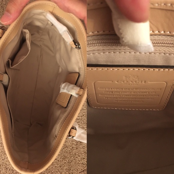 🚫Sold🚫Coach pink and leather Coach handbag! - Picture 3 of 4