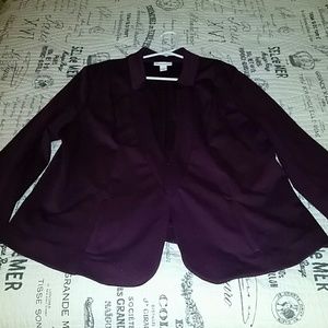 Burgendy Stretch Blazer