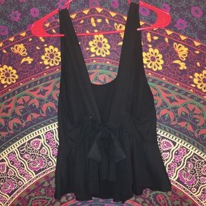 Urban Outfitters low back blouse with bow