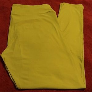 TC LuLaRoe Mustard Leggings
