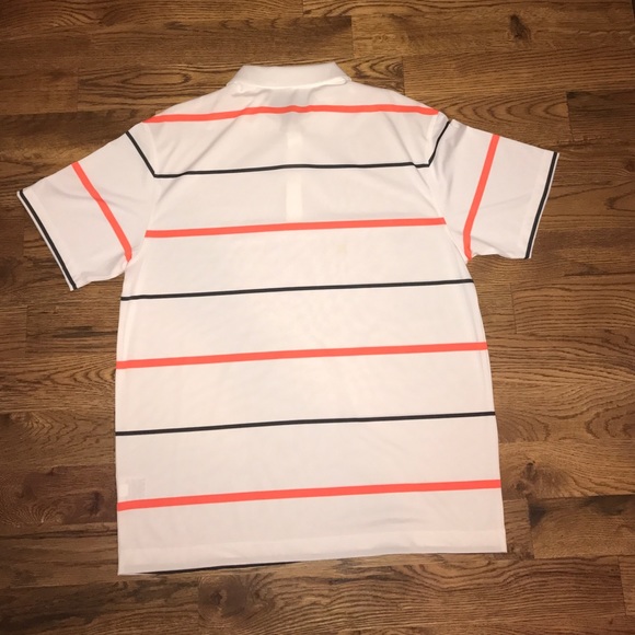 Nike Dri-fit striped golf shirt - Picture 3 of 4