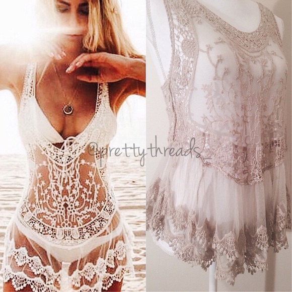 Tops - Crocheted Lace Cover