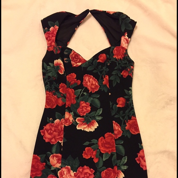 Guess Rose print dress - Picture 1 of 3