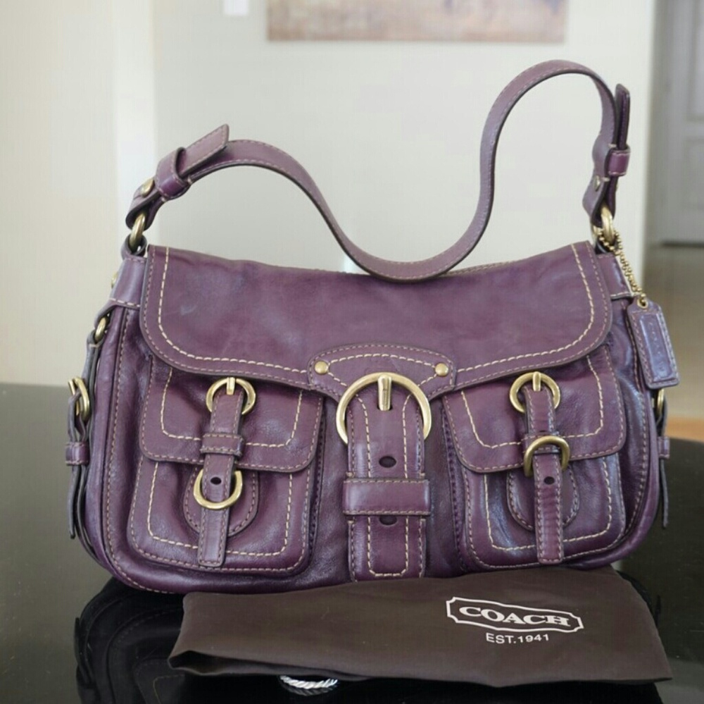 Coach Legacy Flap in Amethyst (Purple)