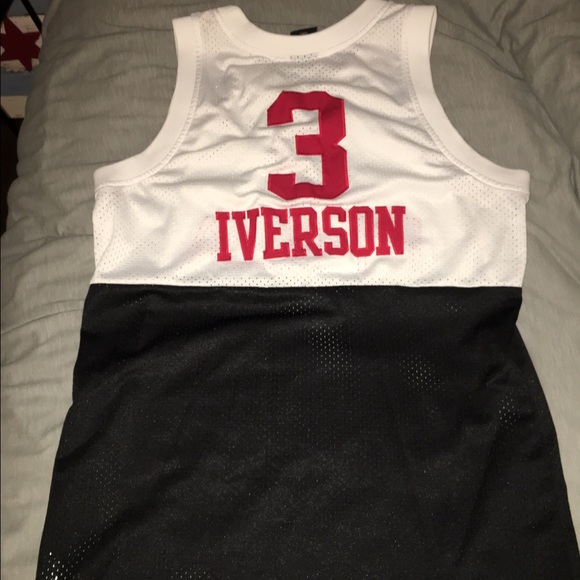 Allen Iverson stitched retro jersey