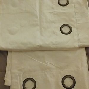 Cream insulated curtains