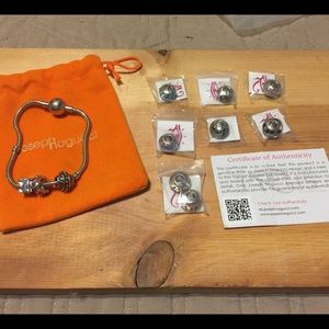 Lot of 8 Iris by Joseph Nogucci beads new